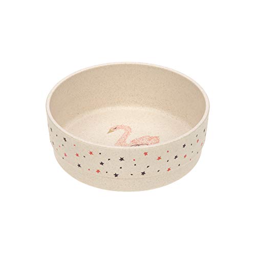 Lässig Cuenco infantil sin melamina sin BPA, apto para lavavajillas y microondas/Bowl Little Water Swan, rosa