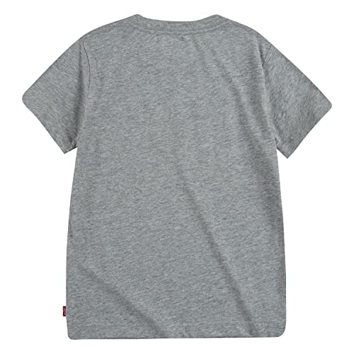 Levi's Kids Camiseta Lvb S/S Batwing Tee Bebé-Niños Grey Heather 3 meses