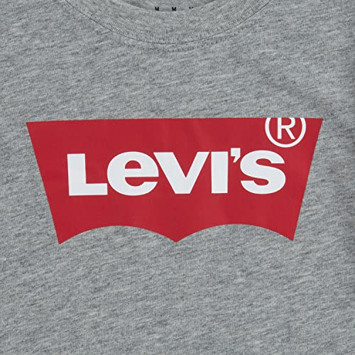 Levi's Kids Camiseta Lvb S/S Batwing Tee Bebé-Niños Grey Heather 3 meses