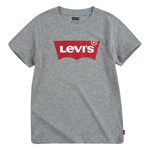 Levi's Kids Camiseta Lvb S/S Batwing Tee Bebé-Niños Grey Heather 3 meses