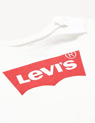 Levi's Kids LVG SS BATWING A LINE TEE B526 Camiseta Red / White para Bebé-Niñas