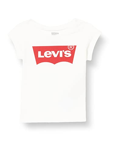 Levi's Kids LVG SS BATWING A LINE TEE B526 Camiseta Red / White para Bebé-Niñas