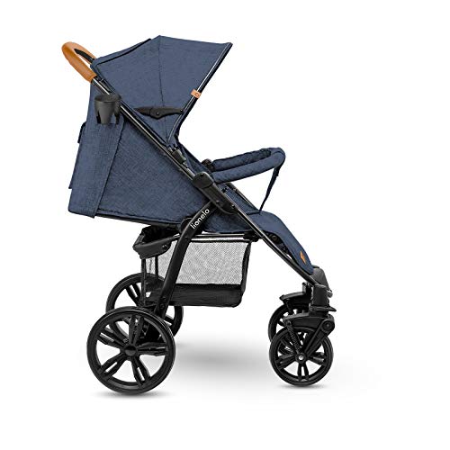 LIONELO Annet Silla de Pase Para niños hasta 22 kg 0-48M ajuste del respaldo hasta posición horizontal Capucha XXL Plegable fácil con ventana Mosquitera