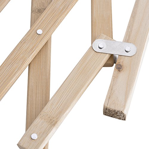 Litthing Barrera de Seguridad para Mascotas de Perros Pequeños Barrera Extensible Doméstica de Madera