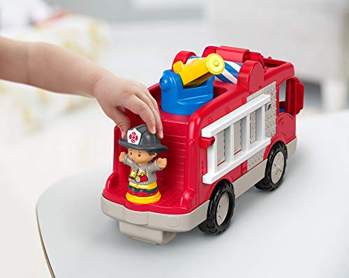 Little People - Camión de Bomberos Playset Juguete para niños de 1 años + Multicolor, FPV32