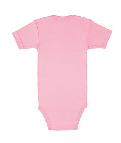 Logoshirt Body para bebé Batman Logotipo Rosa - DC Comics - Batman Logo Pink - Pelele para bebé - Rosa - Diseño Original con Licencia, Talla 50/56, 0-2 Meses