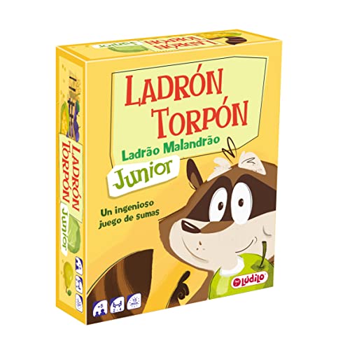 Ludilo – Ladrón Torpón Junior, Juegos Niños 5 Años O Más, Juegos Educativos para Niños, Jugar Aprendiendo Matematicas, Regalos para Niños, 3-6 Jugadores, 15 Min.