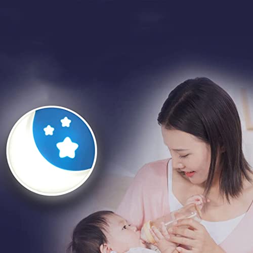 Luz Infantil Nocturna LED Enchufe Set de 2 Lámpara de Pared Noche, Luz Quitamiedos Estrella Automático para Habitación Bebé, Niños, Escalera, Pasillos, Baño