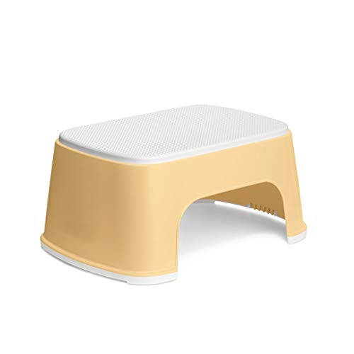 LZL Taburete de baño Squatty Potty Inodoro para niños Taburete Antideslizante Taburete Aseo Adecuado Postura para la Salud Orinal en Cuclillas (Color : Yellow, tamaño : Conventional)