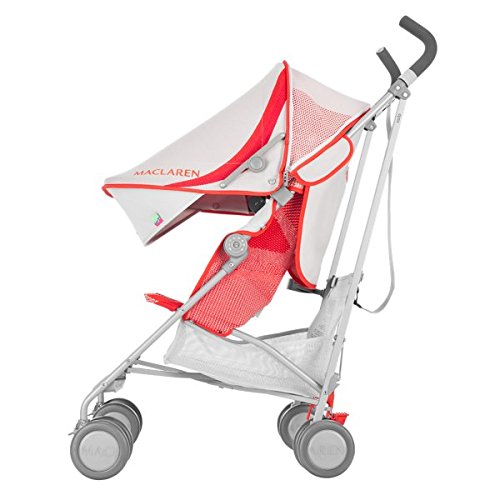 Maclaren Volo Wing Knit Silla de paseo - ligera, de los 6 meses hasta los 25 kg, suspensión en las 4 ruedas, Capota extensible con UPF 50+