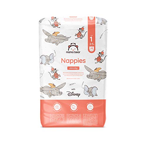 Mama Bear - Disney - 48 pañales ultrasecos, talla 1 (2-5 kg)