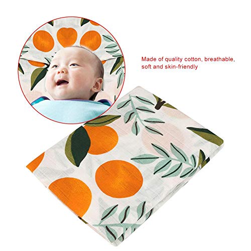 Mantas Swaddle de 120x120 cm, Manta Transpirable para recién Nacidos, Manta de Muselina, Toalla de baño Suave para bebés, paño para bebé o niño(#5)