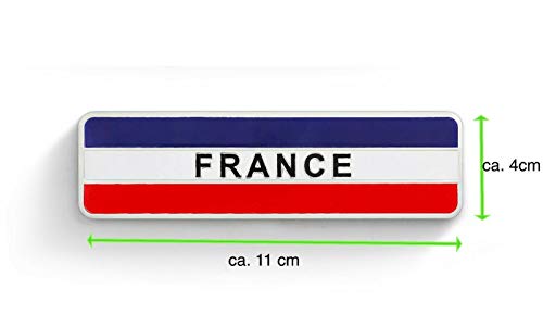 MAX CARBON Adhesivo de aluminio para coche, diseño de la Unión Europea, Italia, Suecia, Francia, Suecia y Francia, con adhesivo reflectante