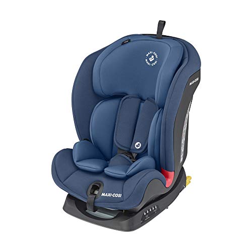 Maxi-Cosi Titan Silla Coche Bebé Grupo 1/2/3 ISOFIX, 9 - 36 kg, Silla Auto Bebé Reclinable, Crece con el Niño desde 9 Meses hasta 12 Años, Color Basic Blue (azul)