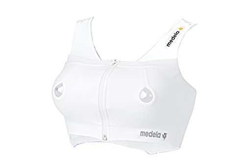 Medela 101033352 - Top sujetador Medela para extración de leche manos libres, talla L