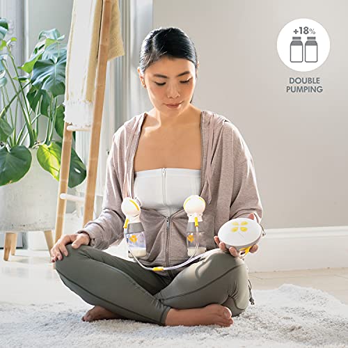 Medela Swing Maxi - Bomba de leche eléctrica doble - Cargable por USB, más leche en menos tiempo, con escudos PersonalFit Flex y tecnología de expresión 2-Phase Medela (101041621)