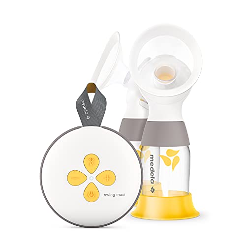 Medela Swing Maxi - Bomba de leche eléctrica doble - Cargable por USB, más leche en menos tiempo, con escudos PersonalFit Flex y tecnología de expresión 2-Phase Medela (101041621)