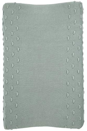 Meyco KNOTS 2763053a - Funda para cambiador de pañales (100% algodón, 45 x 70 cm), color verde