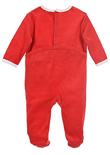 Minnie Mouse bebé-niñas Pijama Largo (Roja,6 Meses)