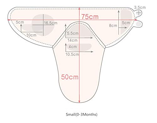 Miracle Baby Swaddle Blanket,Manta Envolvente para Bebé，Swaddle Wrap 100% Algodón,Saco de Dormir Bebe Recién Nacidos (0-3M, flamenco ondulado)