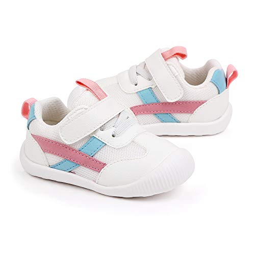 MK MATT KEELY Zapatillas para Bebé Primeros Pasos Zapatos Niño Niña Cuero PU Suela Suave Antideslizante 0-4 años