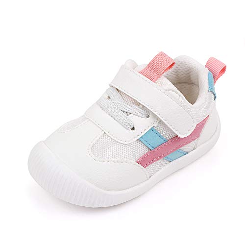 MK MATT KEELY Zapatillas para Bebé Primeros Pasos Zapatos Niño Niña Cuero PU Suela Suave Antideslizante 0-4 años