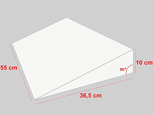 Modulit – Cojín antivómitos para cuna, desenfundable. funda de bambú Talla:pour lit bébé 60x120cm