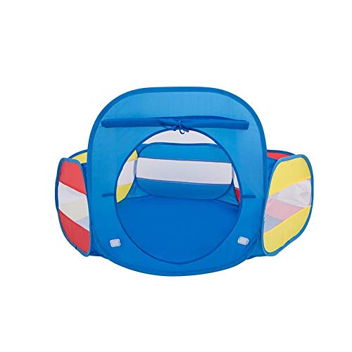 MUMA Tienda Kids Ball Pit, Baby Ball Pit Tienda plegable Interior al aire libre Playhouse Baby Toddler con bolsa de almacenamiento con cremallera (Bolas no incluidas) (Color : Blue)