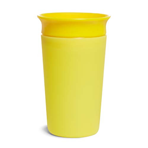 Munchkin Munchkin Vaso para sorber que cambia de color Miracle 360°, 266 ml/9 oz, Amarillo.