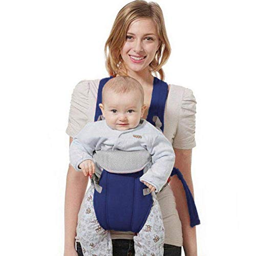 MySixKeen Portabebés Multifuncional, Bolsa de Pecho para bebé, Productos para Madres y bebés, Seguro y cómodo, portabebés Convertible, Asiento de Viaje para bebé al Aire Libre, bebé de 3-16 Meses