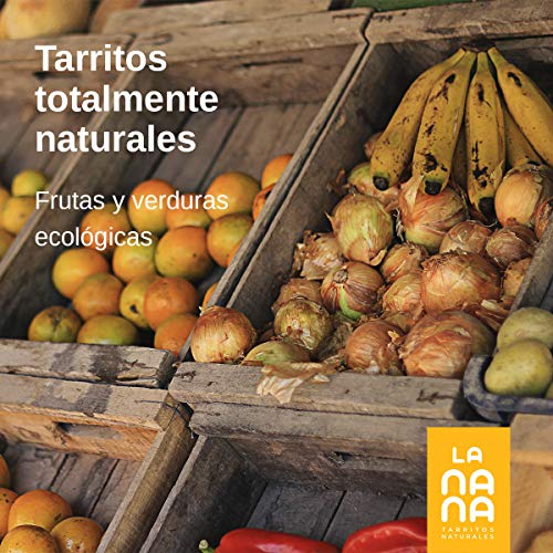 NANA - Pack de 12 tarritos ecológicos frescos 2 de cada variedad de 190 g de frutas (Aguacate, Caribe, y Tropical) y verduras (Sweet Pot, Brócoli y Calabaza)