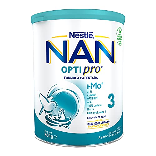 Nestlé Nan Optipro 3 Leche De Crecimiento en Polvo, 3 x 800g