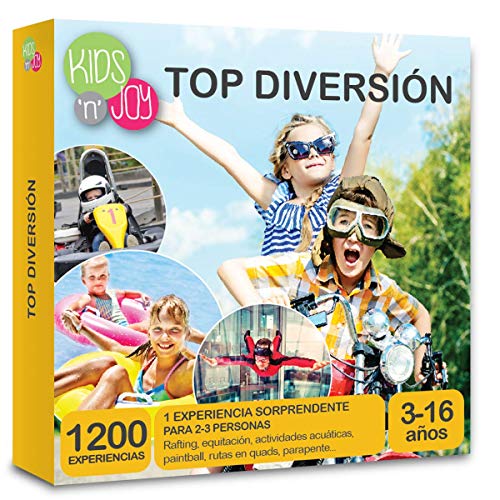 NJOY Experiences - Caja Regalo - TOP DIVERSÓN - Más de 980 experiencias para niños a escoger