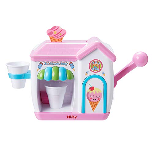 Nuby - Juguete de baño para hacer helados, color rosa