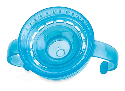 Nûby - Taza mágica de tritan 360 con asas-Aqua-240ml-6M