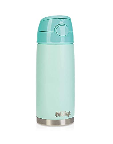 Nûby - Taza preescolar de acero inoxidable - 420ml -2 años+