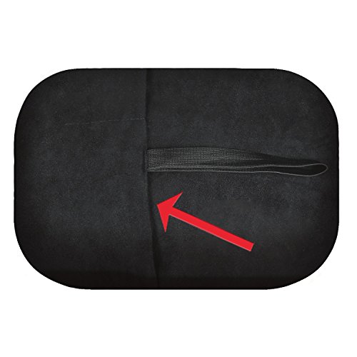 Nuevo: SANDINI Almohada de Viaje 3-en-1 la Almohada de Viaje Compresible con 3 Funciones - Motivo Madera