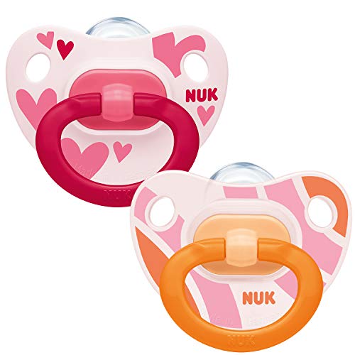 NUK - Happy Days - Chupetes para bebé Diseño variado. Talla:6-18 meses