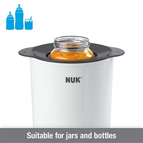 NUK Thermo Express calentador de botellas, calienta en 90 segundos con botella de 120 ml