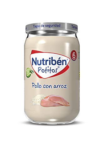 Nutribén Potitos De Pollo con Arroz Desde Los 6 Meses Pack de 6 x 235gr