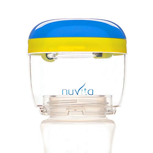 Nuvita 1556 MellyPlus | Esterilizador Ultravioleta (UV) Portátil para Bebé | Esterilizador de Chupetes y Tetinas de Biberones | Elimina el 99,9% de Gérmenes y Bacterias | Sin BPA | Diseño Italiano