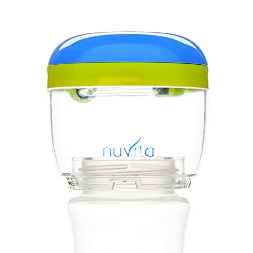 Nuvita 1556 MellyPlus | Esterilizador Ultravioleta (UV) Portátil para Bebé | Esterilizador de Chupetes y Tetinas de Biberones | Elimina el 99,9% de Gérmenes y Bacterias | Sin BPA | Diseño Italiano