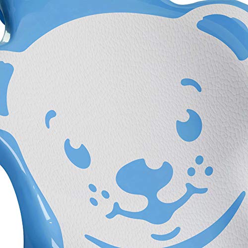 OKBABY Buddy - Hamaca de Baño Ergonómica con Asiento de Goma Antideslizante para el Baño del Bebé - para Bebés de 0 a 8 Meses (8 Kg), Azul