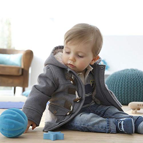 Onsoyours Abrigo de Capucha Bebé Otoño Invierno Niños Parka Duffl Manga Larga Acolchado Outerwear Chaqueta con Capucha 0-5 años Gris 3-4 Años