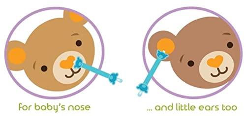 oogiebear: limpiadores nasales y de oídos seguros y fáciles para bebés y niños pequeños. Eliminación doble de cerumen y mocos.