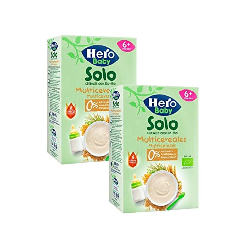 Pack 2 x Papilla Multicereales BIO Hero Baby 300 g