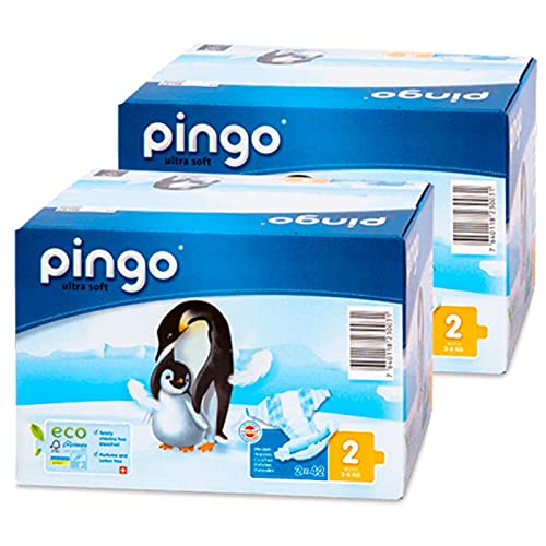 Pack ahorro Pañales T2 (3-6kg) Pingo 168 Uds