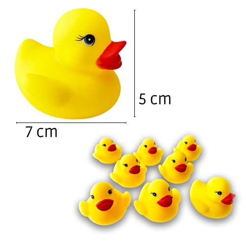 PATITOS de Goma Baño Bebé|Juegos Piscinas Hinchables|Animales de Juguete|Granja Patos Bañera |Juegos de Agua para Niños|Animales Marinos|Regalos Originales Recién Nacidos Educativos