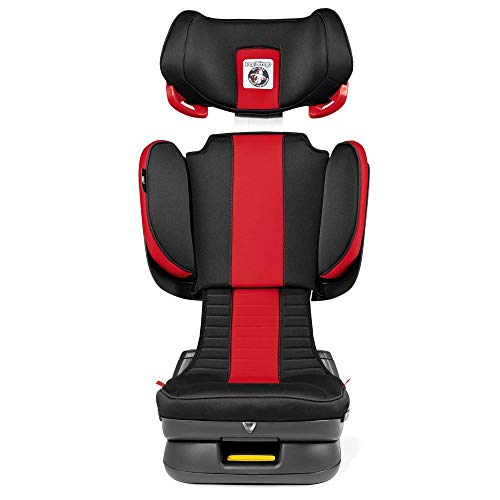 Peg Perego, Viaggio 1-2-3 Via, silla de coche, grupo 1/2/3 (9-36 kg), color Monza (negro y rojo)