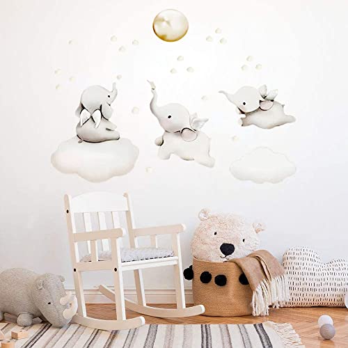 Pegatinas de Pared para Habitación de Bebé, Vinilos Infantiles para Pared, Pegatinas de Pared Para Dormitorio Infantil, Lindas Pegatinas de Pared, para Dormitorios de Niñas